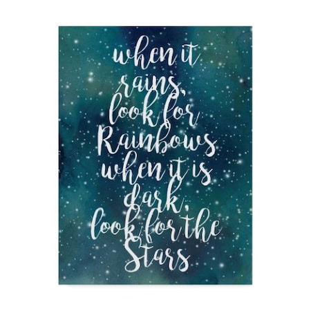 Grace Popp 'Galaxy Quote I' Canvas Art,24x32